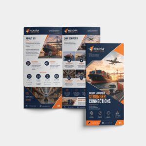 Logistics Bi Fold Brochure