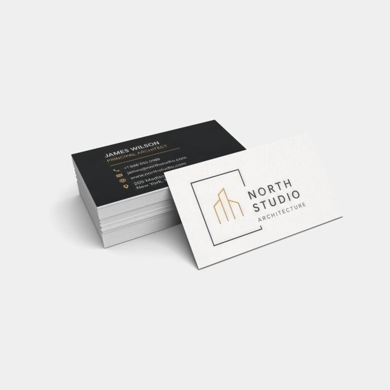 Standard 14pt uncoated business cards, custom printing in Calgary