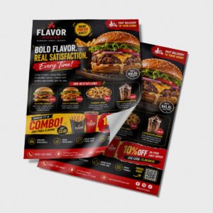 Fast Food Flyers 100lb + UV (High Gloss)