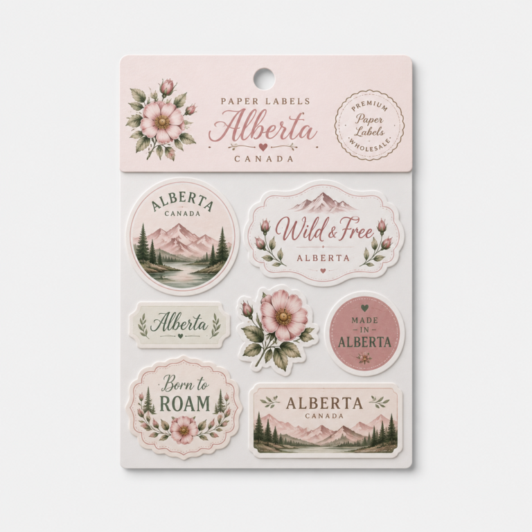 Paper labels stickers wholesale