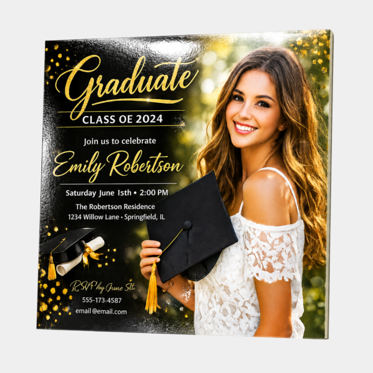 Invitations Announcements 14pt + UV (High Gloss) high gloss please new design 5 8x5