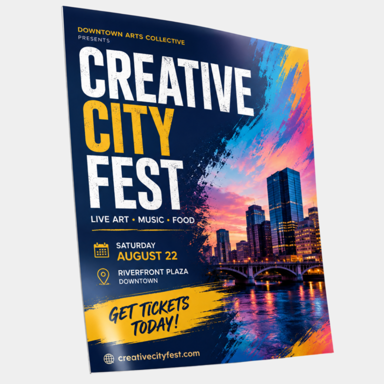 Large Format Posters 8pt C2S 18x24