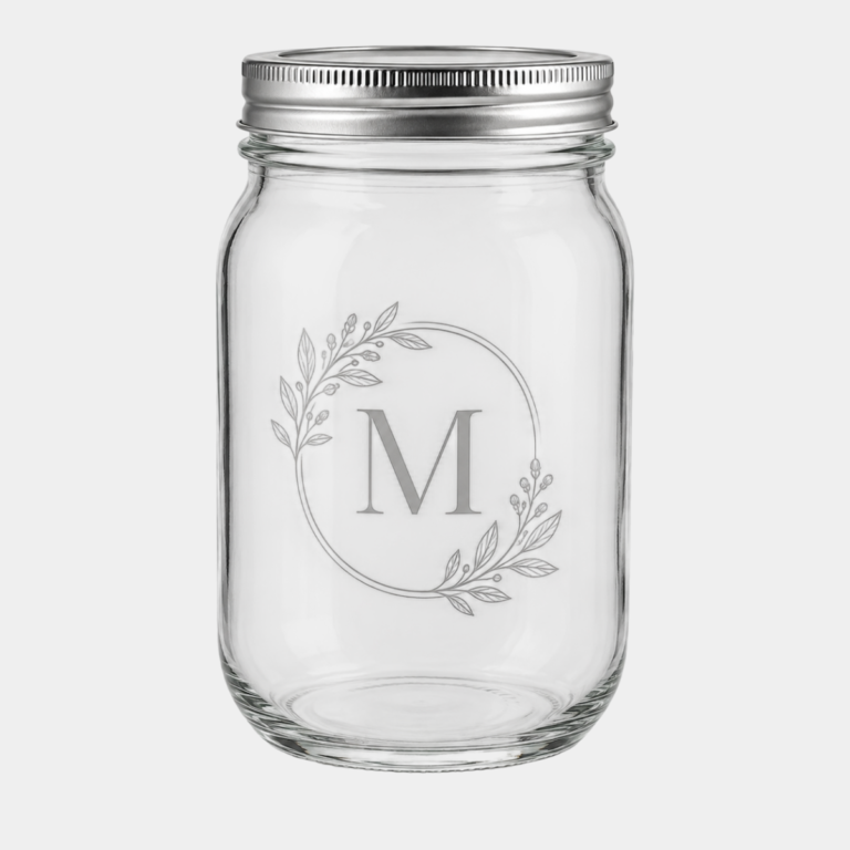 12oz Clear Mason Jars