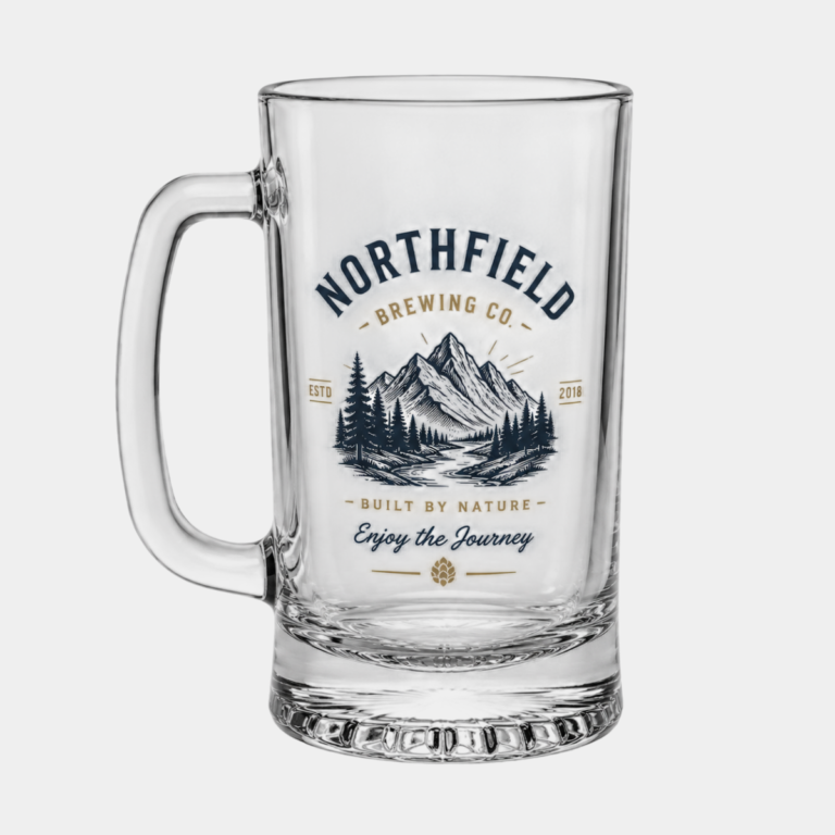 18oz Clear Beer Mug