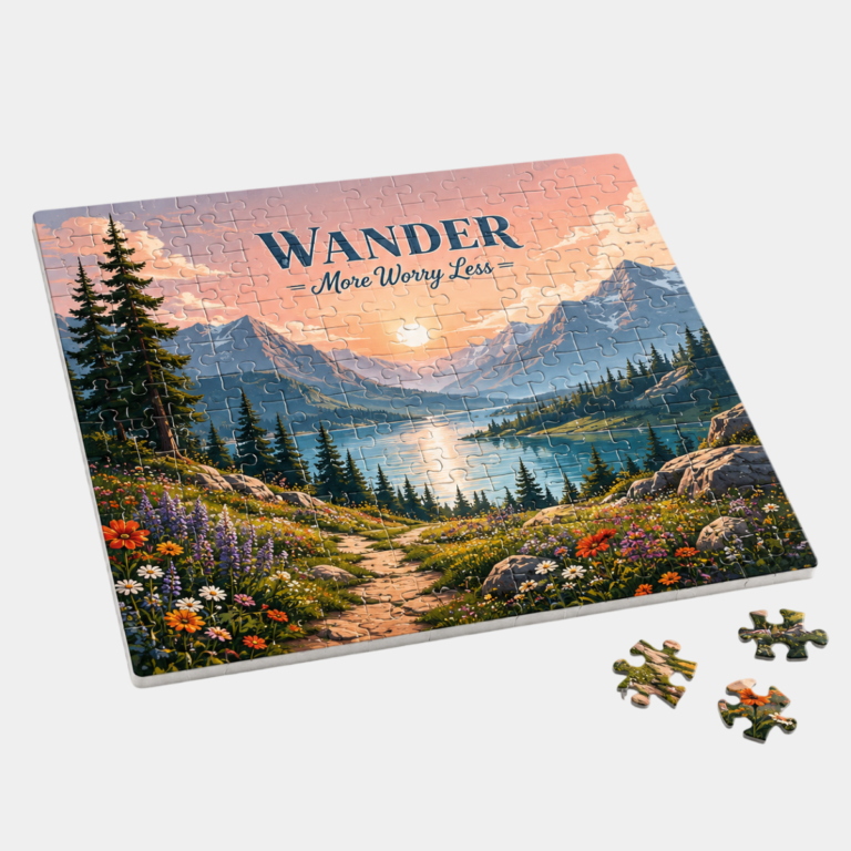 Puzzles 50pt White Cardboard