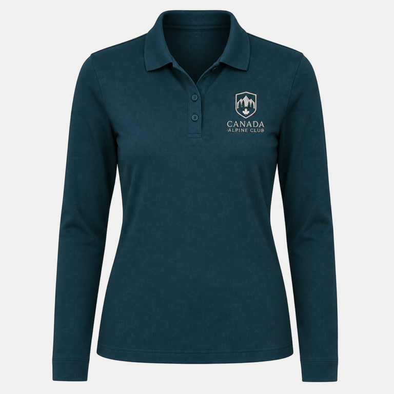 Ladies pinnacle performance long sleeve pique polo core 365