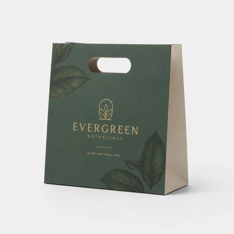 Custom Die Cut Handle Bags