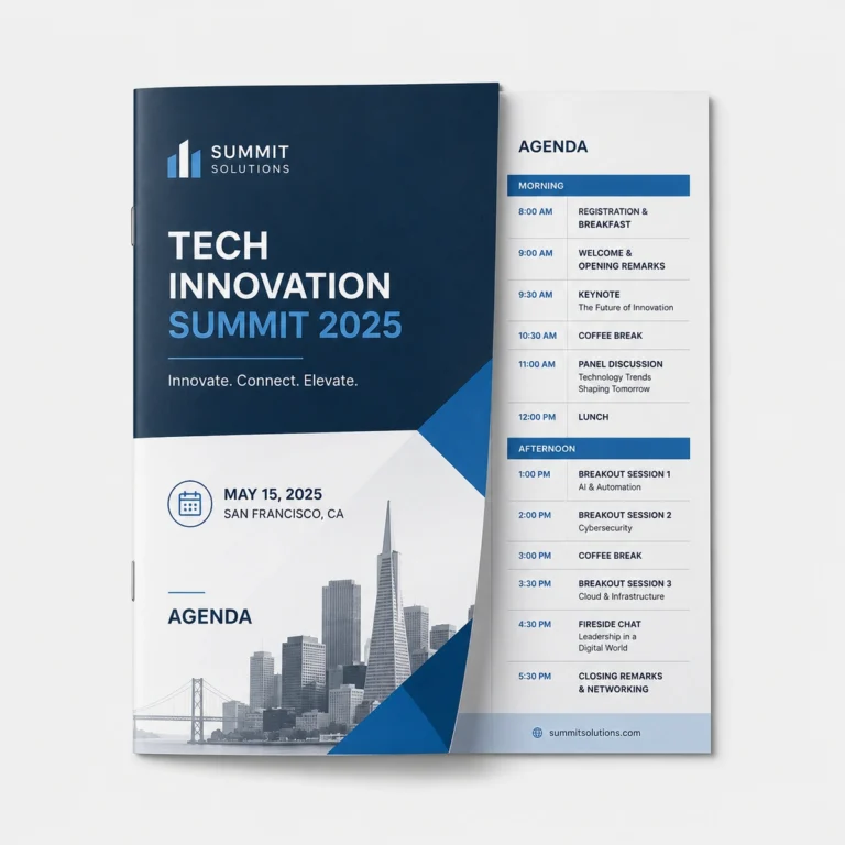Custom Event Agendas