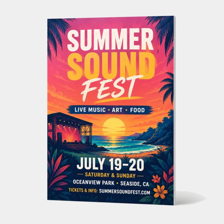 Custom Festival Posters