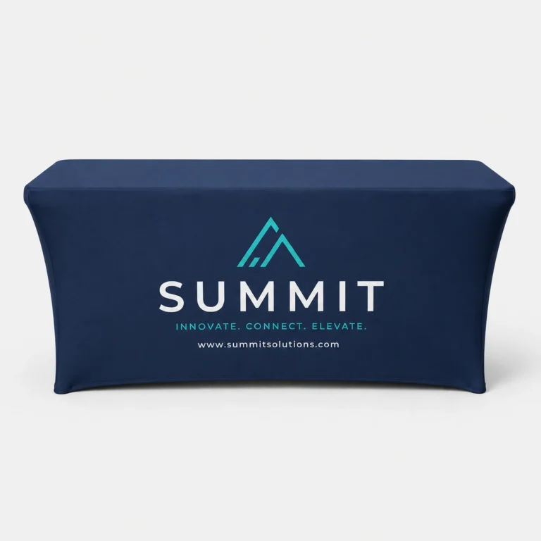Custom Fitted Booth Table Covers