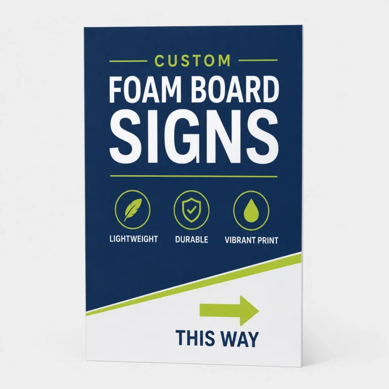 Custom Foam Board Signs
