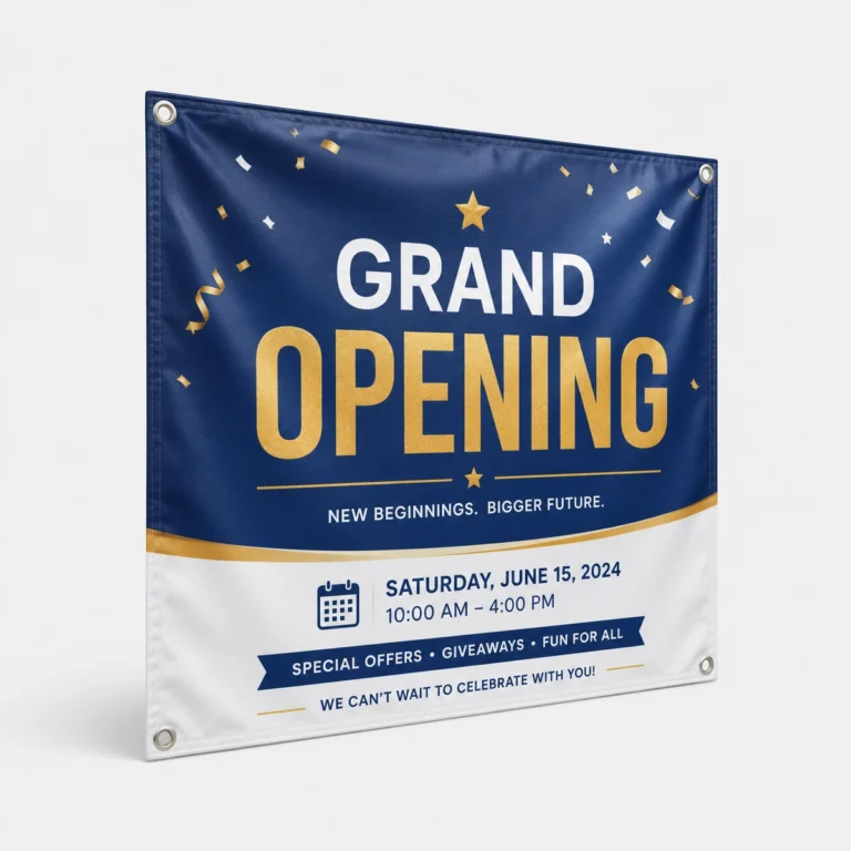 Custom Grand Opening Banners