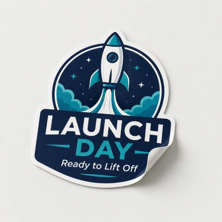 Custom Launch Stickers