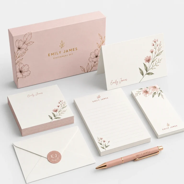 Custom Personalized Stationery Sets