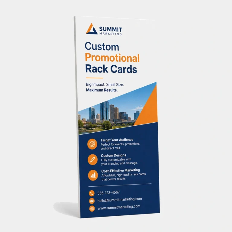 Custom Promotional Rack Cards