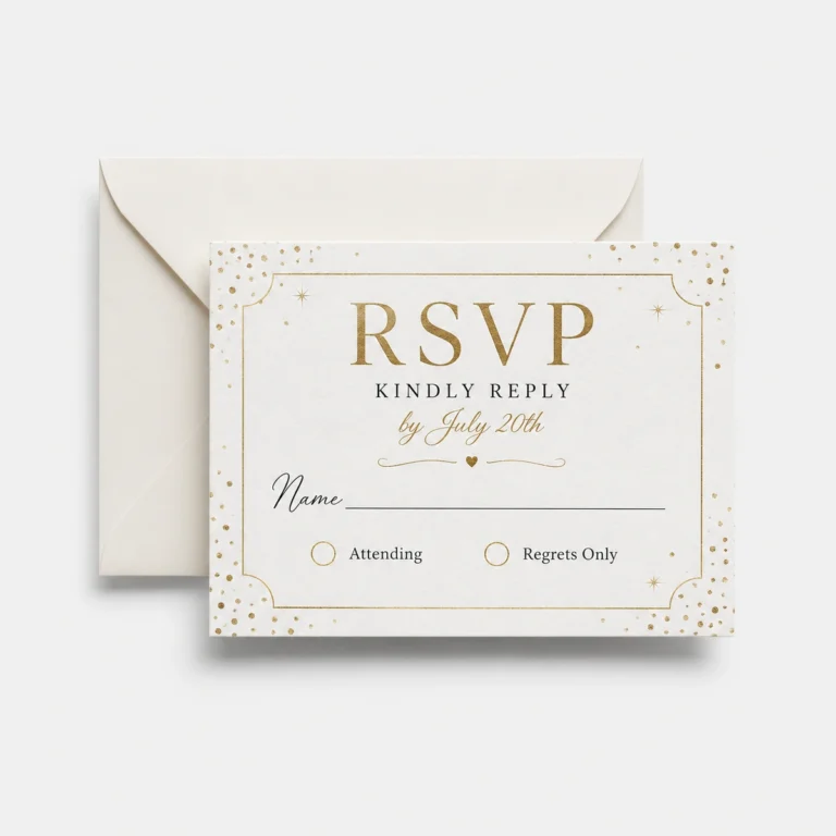 Custom RSVP Cards