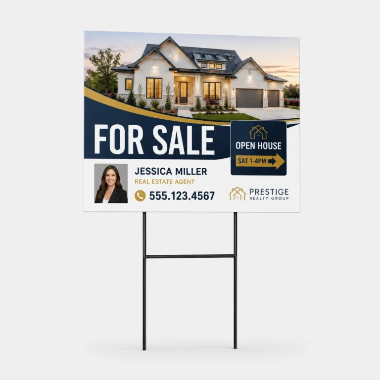 Custom Real Estate Yard Signs