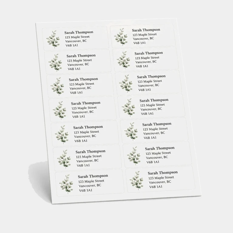 Custom Return Address Labels