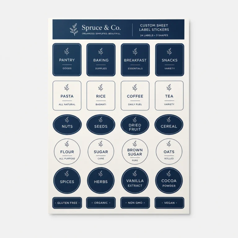 Custom Sheet Label Stickers