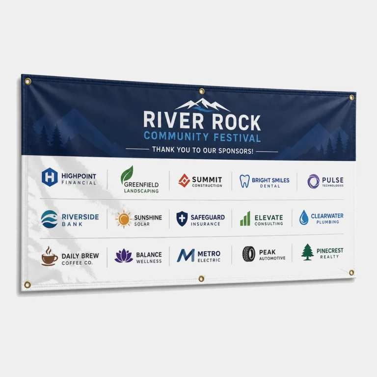 Custom Sponsor Logo Banners