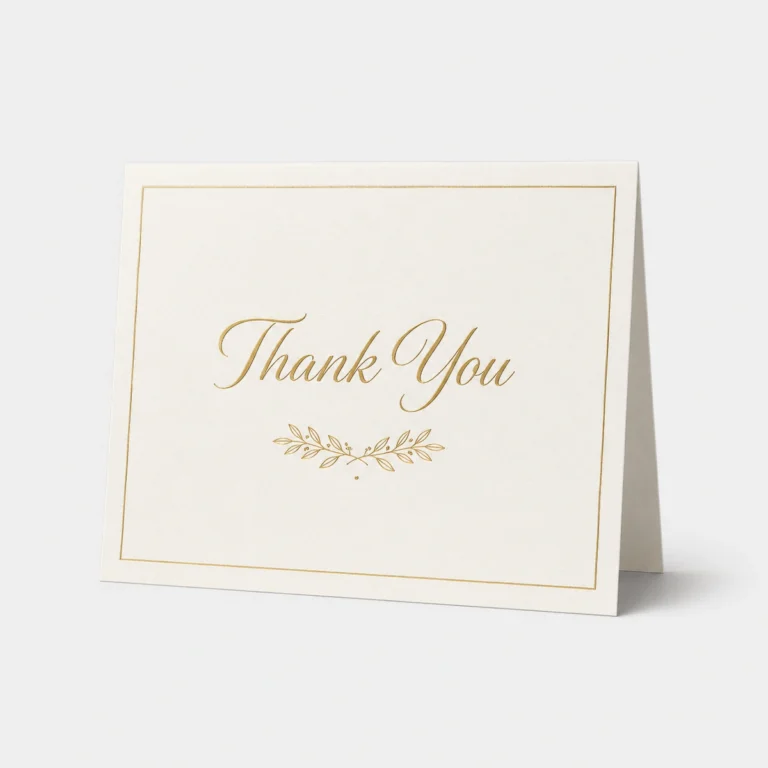 Custom Thank You Cards