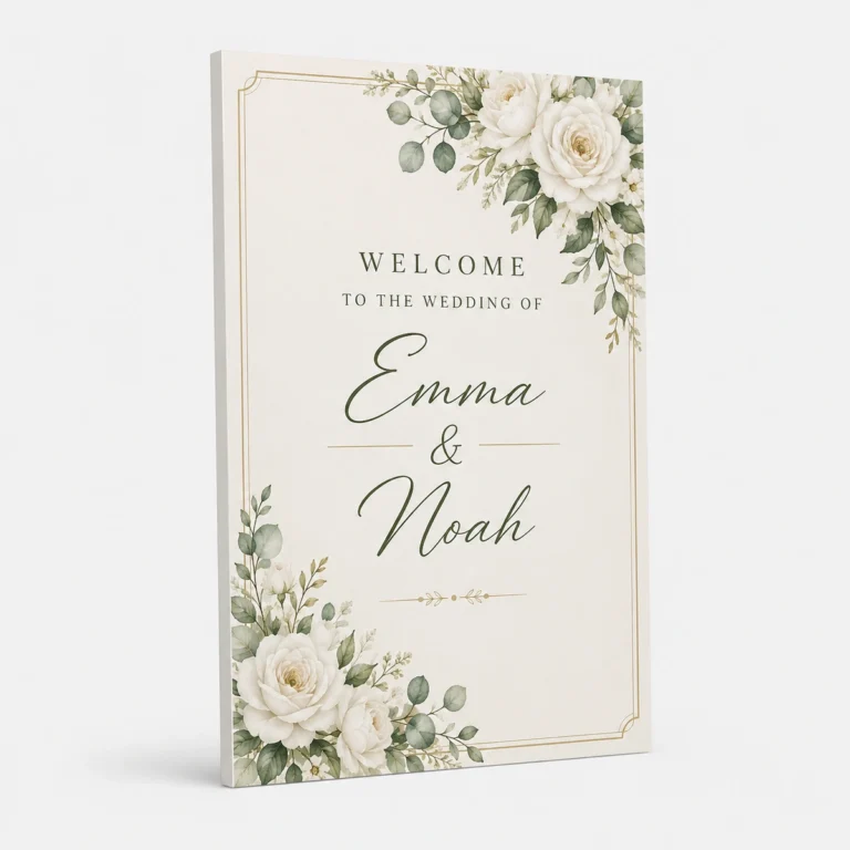 Custom Wedding Welcome Signs
