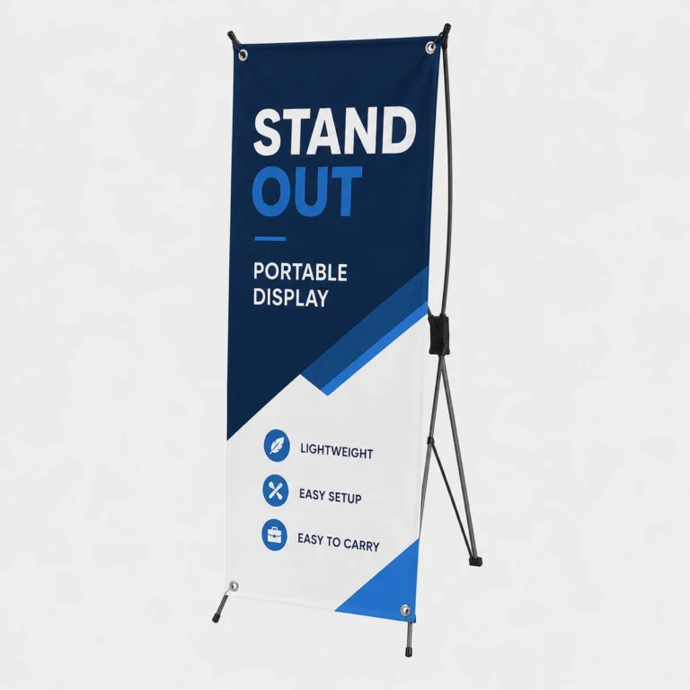 Custom X Frame Banner Stands